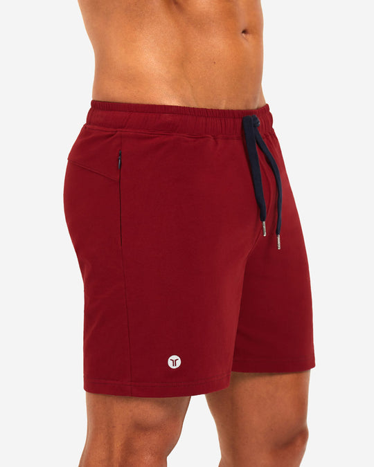 TEAMM8 Track Short Jersey Red - Activemen Clothing