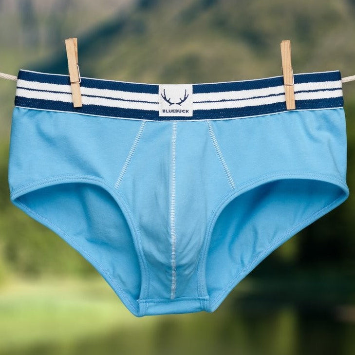BLUEBUCK Classic Briefs Men's Underwear Sky Blue - Activemen Clothing