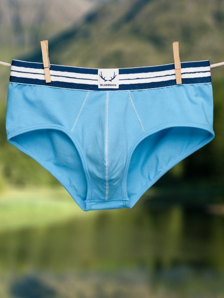 BLUEBUCK Classic Briefs Men's Underwear Sky Blue - Activemen Clothing