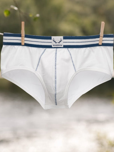 BLUEBUCK Classic Briefs Men's Underwear White - Activemen Clothing