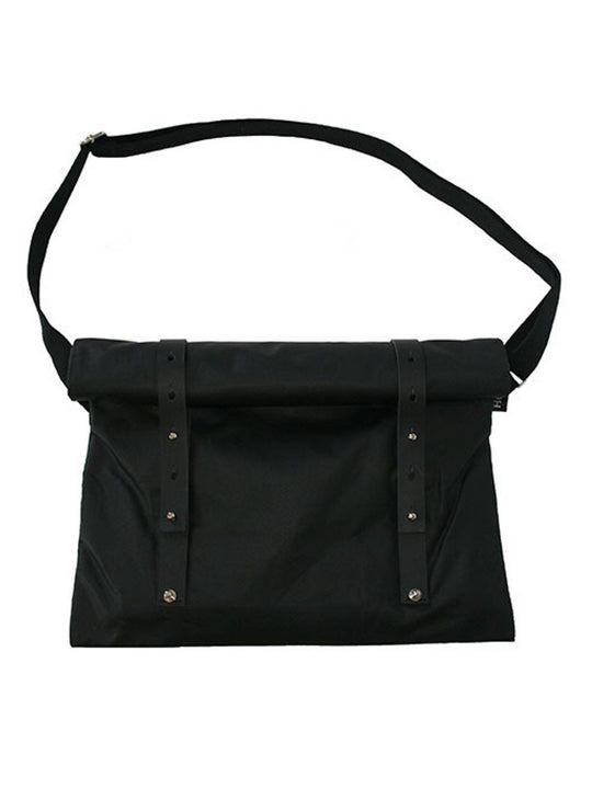 VEL-OH Nip Out iPad Bag Urban Cycling Musette Backpack Black - Activemen Clothing