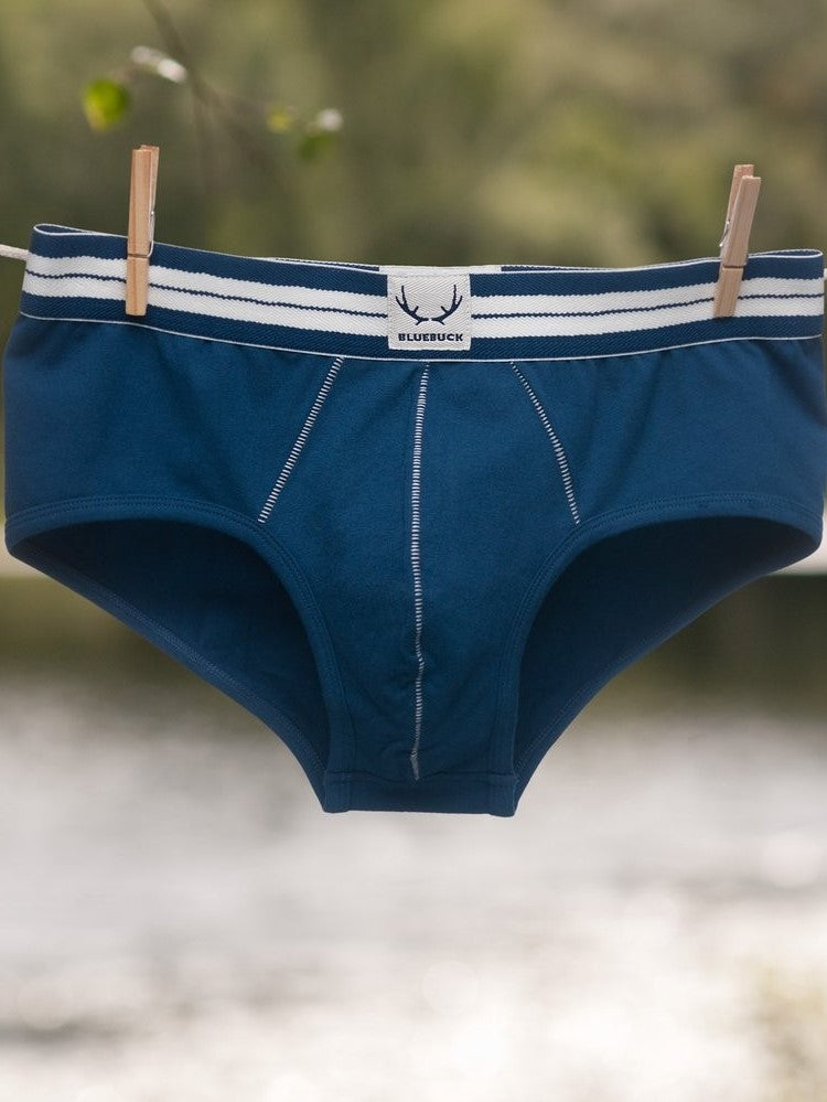 BLUEBUCK Classic Briefs Men's Underwear Navy - Activemen Clothing