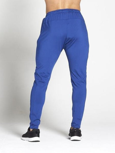 PURSUE FITNESS Lightweight Tapered Joggers Men's Track Pants Bottoms Blue - Activemen Clothing