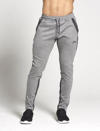 PURSUE FITNESS Men's Track Pants Pro-Fit Sport Joggers Bottoms Grey and Black - Activemen Clothing