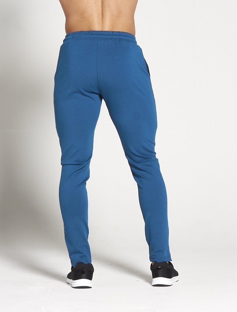 PURSUE FITNESS Men's Track Pants Pro-Fit Sport Joggers Bottoms Teal Blue - Activemen Clothing