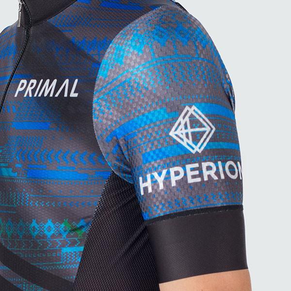 PRIMAL Hyperion Helix 2.0 Jersey Men's Short Sleeve Top Cycling Jersey Blue - Activemen Clothing