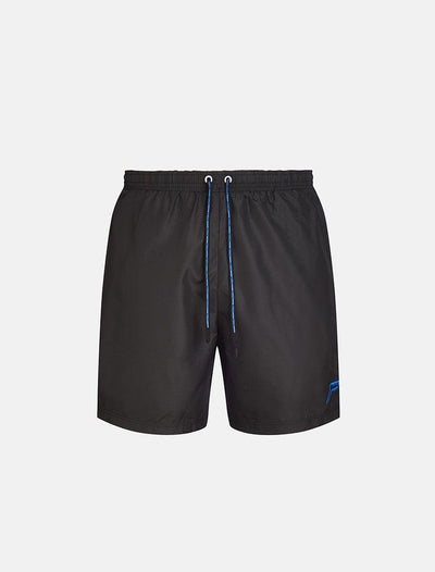 PURSUE FITNESS Elevate Shorts Men's Gym Shorts Black and Blue - Activemen Clothing