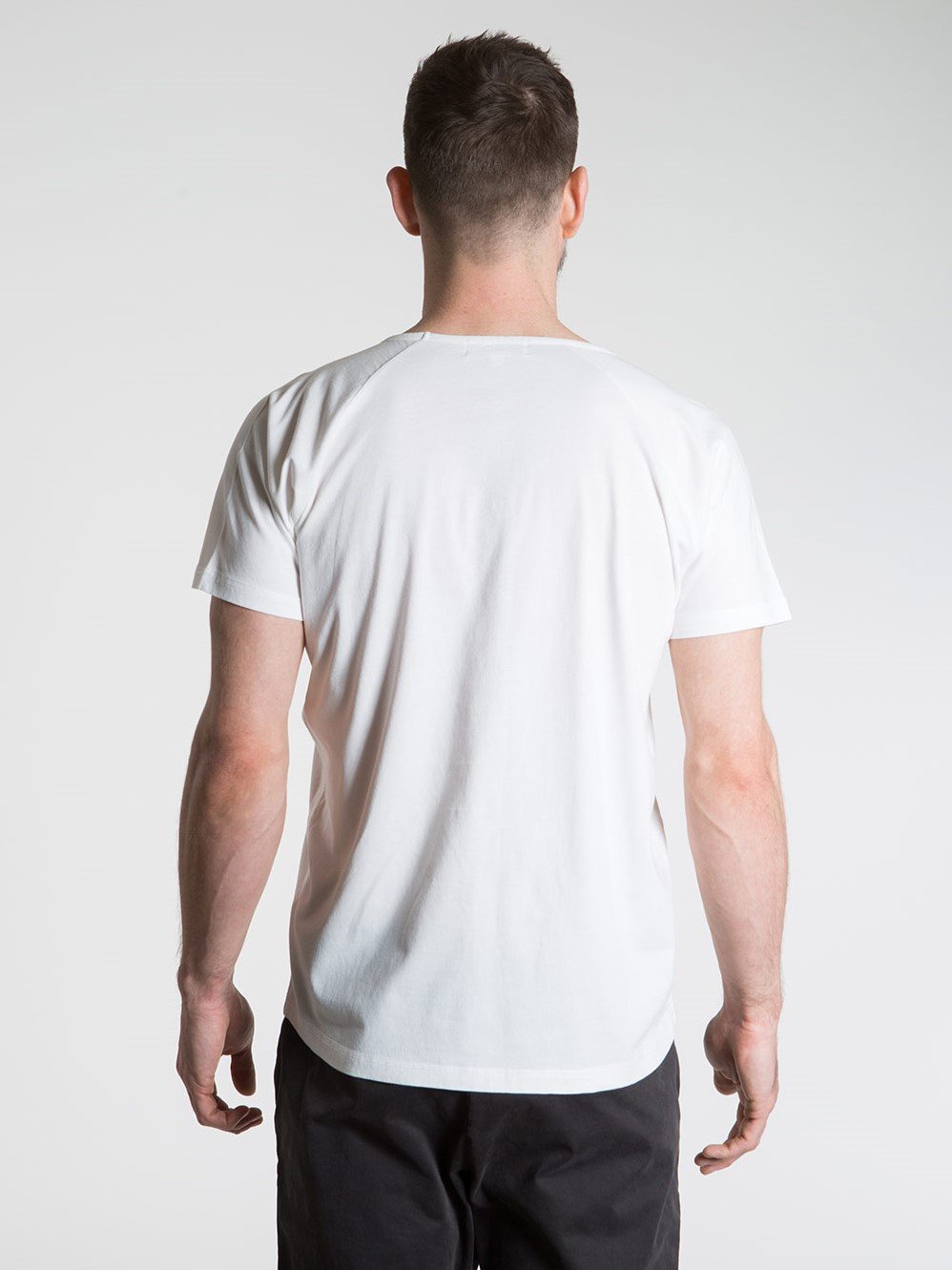 SO WE FLOW... soweflow... Short Sleeve Tee Men's Yoga Top Logo T-Shirt White Natural - Activemen Clothing