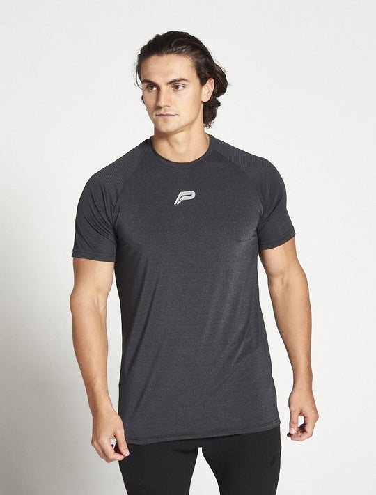 PURSUE FITNESS BreathEasy Gym Short Sleeve Top Men's Tee T-Shirt Black - Activemen Clothing