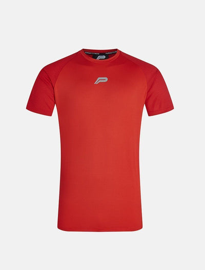 PURSUE FITNESS BreathEasy Gym Short Sleeve Top Men's T-Shirt Tee Red - Activemen Clothing