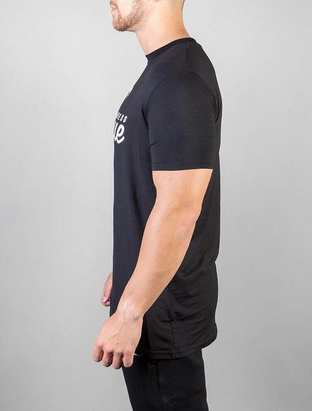 PURSUE FITNESS Classic Logo Tee Men's Short Sleeve T-Shirt Black - Activemen Clothing