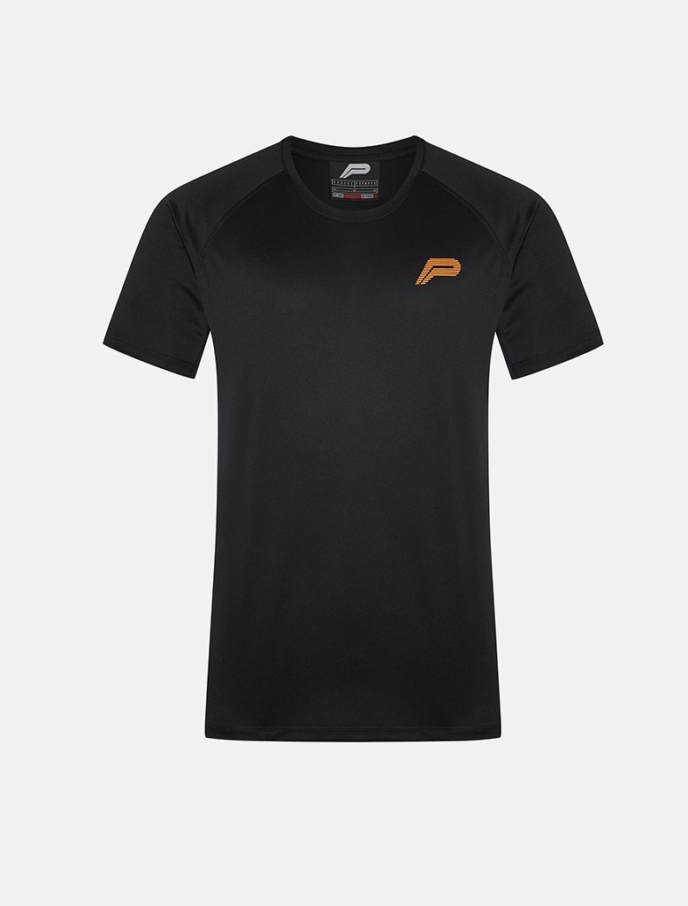 PURSUE FITNESS Essential Gym BreathEasy Short Sleeve Top Men's Tee T-Shirt Black - Activemen Clothing