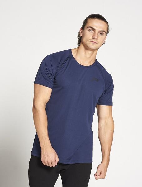PURSUE FITNESS Essential Gym Breatheasy Short Sleeve Top Men's Tee T-Shirt Navy - Activemen Clothing