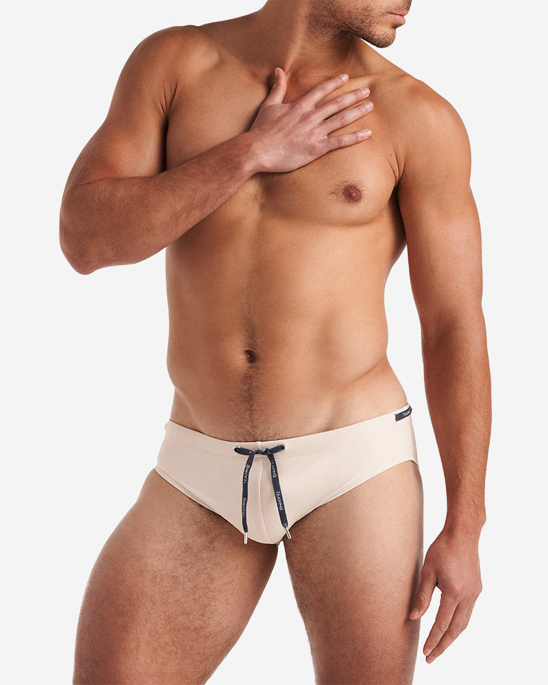 TEAMM8 Grid Swim Brief Sand - Activemen Clothing