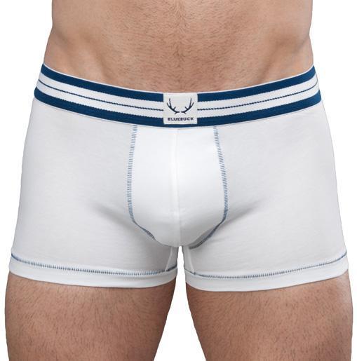BLUEBUCK Classic Trunks Men's Underwear White - Activemen Clothing